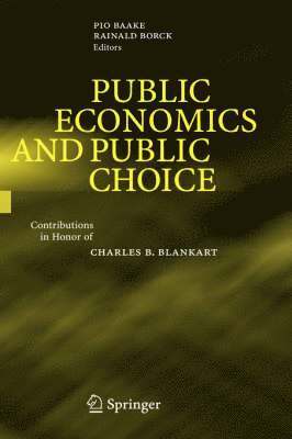 bokomslag Public Economics and Public Choice