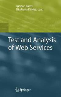 bokomslag Test and Analysis of Web Services