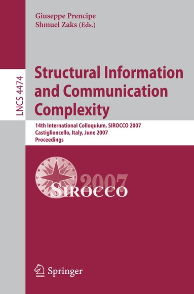 Giuseppe Prencipe, Shmuel Zaks - Structural Information and Communication Complexity, Häftad