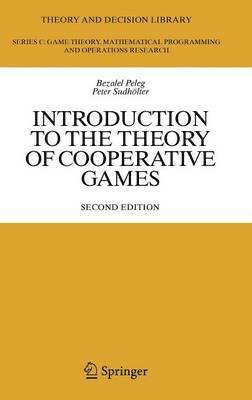 Introduction to the Theory of Cooperative Games 1