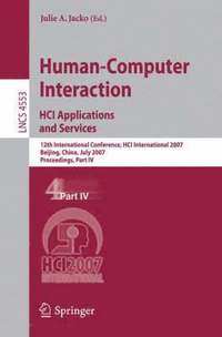 bokomslag Human-Computer Interaction. HCI Applications and Services