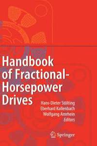bokomslag Handbook of Fractional-Horsepower Drives