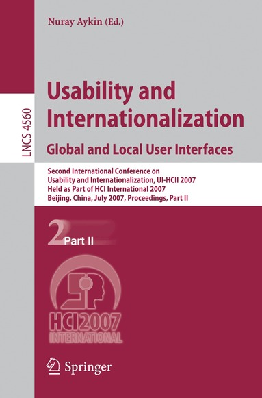 Nuray Aykin - Usability and Internationalization. Global and Local User Interfaces, Häftad