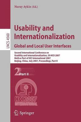 bokomslag Usability and Internationalization. Global and Local User Interfaces