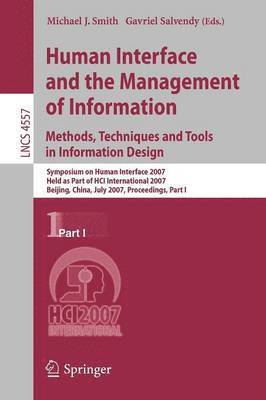 Human Interface and the Management of Information. Methods, Techniques and Tools in Information Design