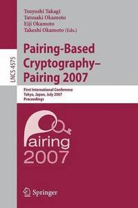 bokomslag Pairing-Based Cryptography - Pairing 2007