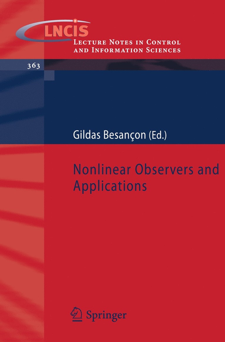 Gildas Besançon - Nonlinear Observers and Applications, Häftad