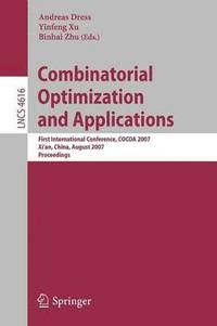 bokomslag Combinatorial Optimization and Applications