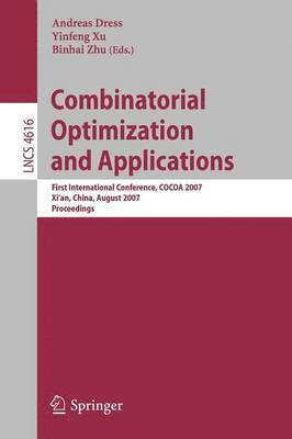 bokomslag Combinatorial Optimization and Applications