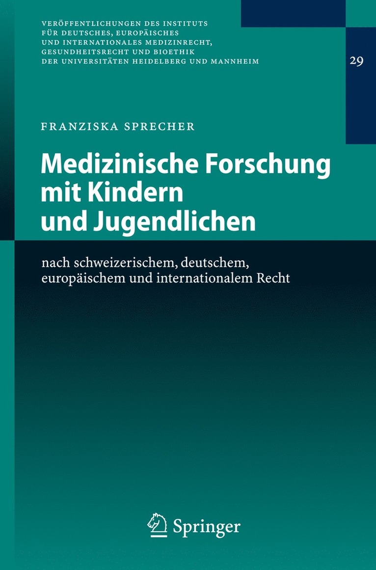 Medizinische Forschung mit Kindern und Jugendlichen 1