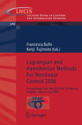 bokomslag Lagrangian and Hamiltonian Methods For Nonlinear Control 2006