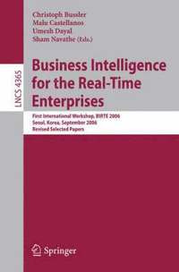 bokomslag Business Intelligence for the Real-Time Enterprises