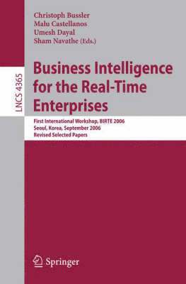 bokomslag Business Intelligence for the Real-Time Enterprises