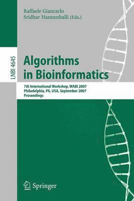 bokomslag Algorithms in Bioinformatics