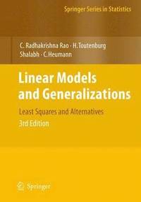 bokomslag Linear Models and Generalizations