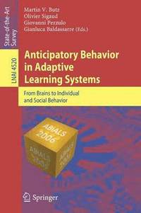 bokomslag Anticipatory Behavior in Adaptive Learning Systems