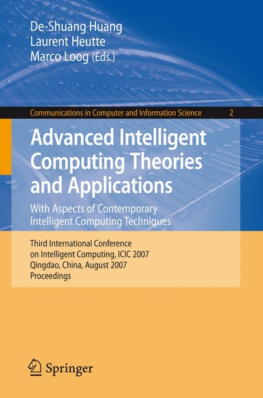 bokomslag Advanced Intelligent Computing Theories and Applications