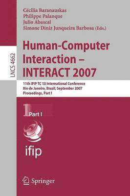 bokomslag Human-Computer Interaction - INTERACT 2007