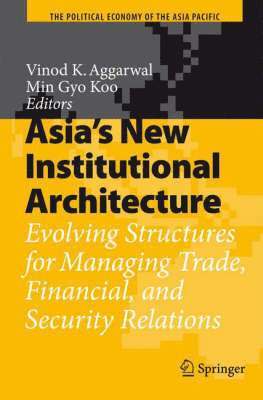 bokomslag Asia's New Institutional Architecture