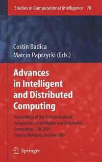 bokomslag Advances in Intelligent and Distributed Computing