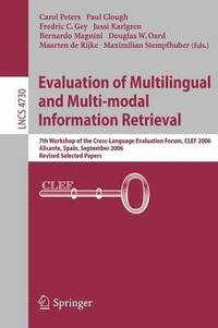 bokomslag Evaluation of Multilingual and Multi-modal Information Retrieval