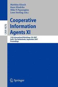 bokomslag Cooperative Information Agents XI