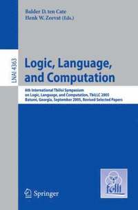 bokomslag Logic, Language, and Computation