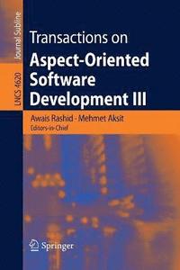 bokomslag Transactions on Aspect-Oriented Software Development III