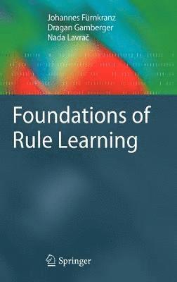 Johannes Fürnkranz, Dragan Gamberger, Nada Lavrač, Nada Lavra¿ - Foundations of Rule Learning, Inbunden