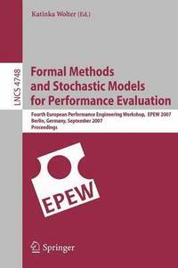 bokomslag Formal Methods and Stochastic Models for Performance Evaluation