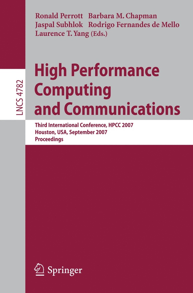 High Performance Computing and Communications 1