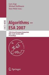 bokomslag Algorithms - ESA 2007