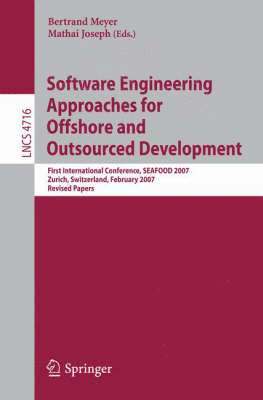 bokomslag Software Engineering Approaches for Offshore and Outsourced Development