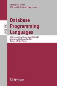 bokomslag Database Programming Languages