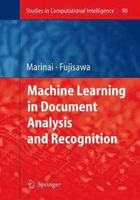 bokomslag Machine Learning in Document Analysis and Recognition