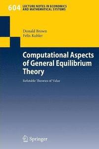 bokomslag Computational Aspects of General Equilibrium Theory