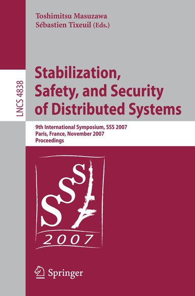 Toshimitsu Masuzawa, Sébastien Tixeuil - Stabilization, Safety, and Security of Distributed Systems, Häftad