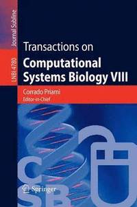 bokomslag Transactions on Computational Systems Biology VIII