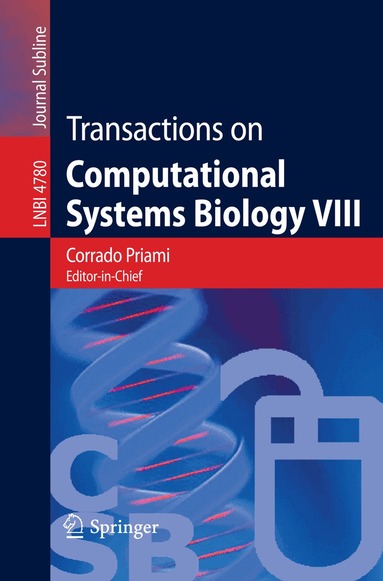 Corrado Priami - Transactions on Computational Systems Biology VIII, Häftad