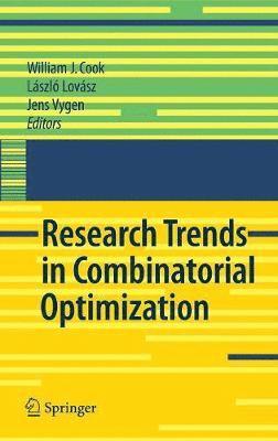 bokomslag Research Trends in Combinatorial Optimization