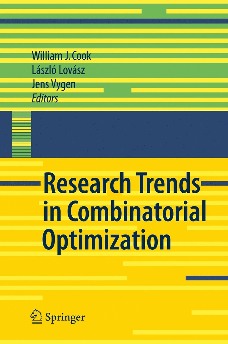 William J. Cook, László Lovász, Jens Vygen, Jens Lovász, László - Research Trends in Combinatorial Optimization, Inbunden