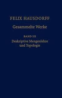 bokomslag Felix Hausdorff - Gesammelte Werke Band III