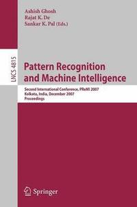 bokomslag Pattern Recognition and Machine Intelligence