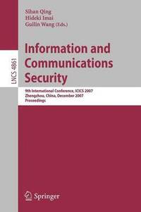 bokomslag Information and Communications Security