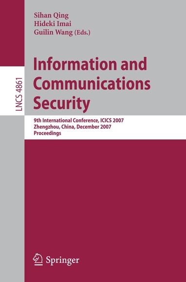 Hideki Imai, Guilin Wang - Information and Communications Security, Häftad