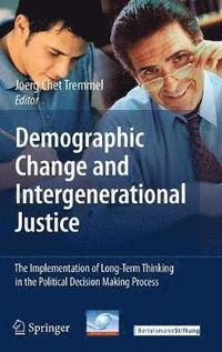 bokomslag Demographic Change and Intergenerational Justice