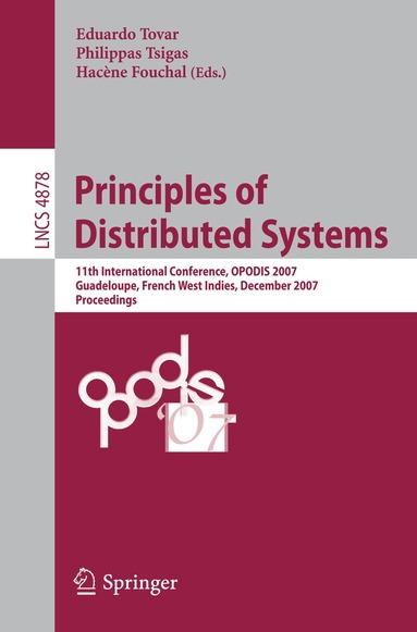 Eduardo Tovar, Philippas Tsigas, Hacène Fouchal - Principles of Distributed Systems, Häftad