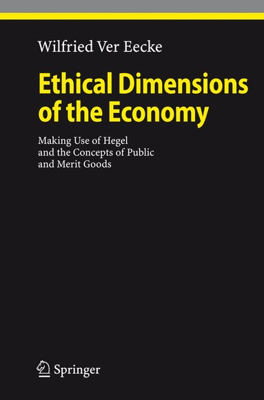 bokomslag Ethical Dimensions of the Economy