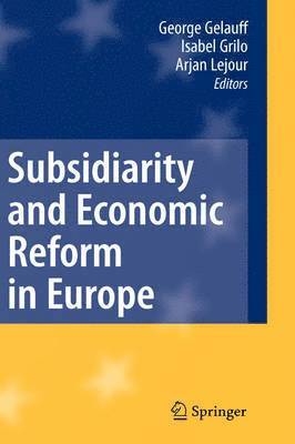 Subsidiarity and Economic Reform in Europe 1