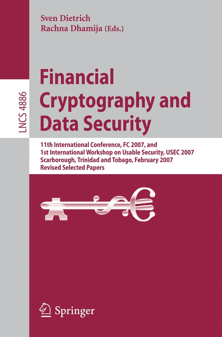Sven Dietrich, Rachna Dhamija - Financial Cryptography and Data Security, Häftad